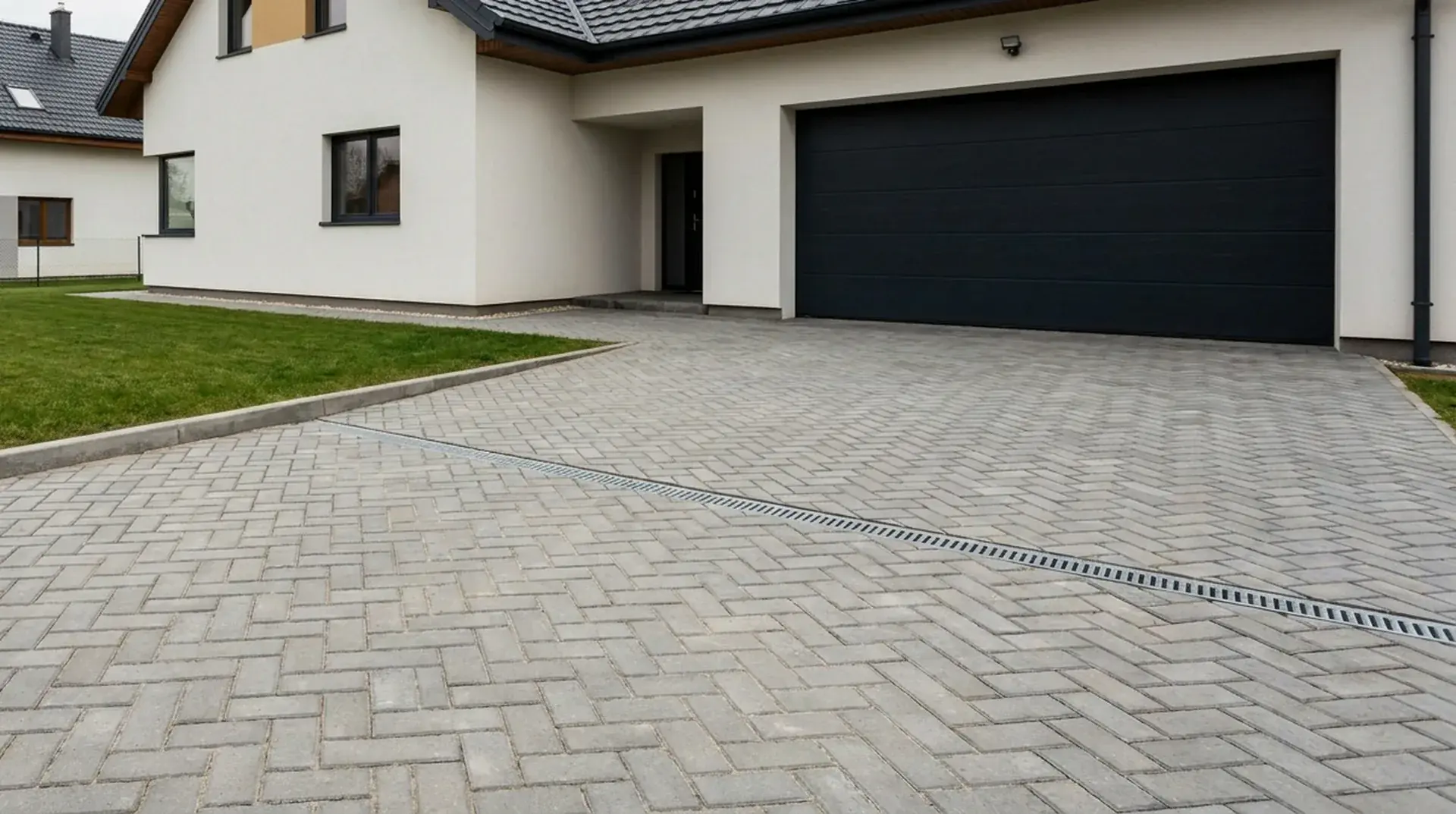 Podklad pod zámkovou dlažbu: skladba, spád a hutnění krok za krokem